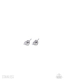 Will You Stay? - Silver - Stainless Post Earrings