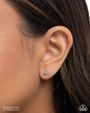 Will You Stay? - Silver - Stainless Post Earrings
