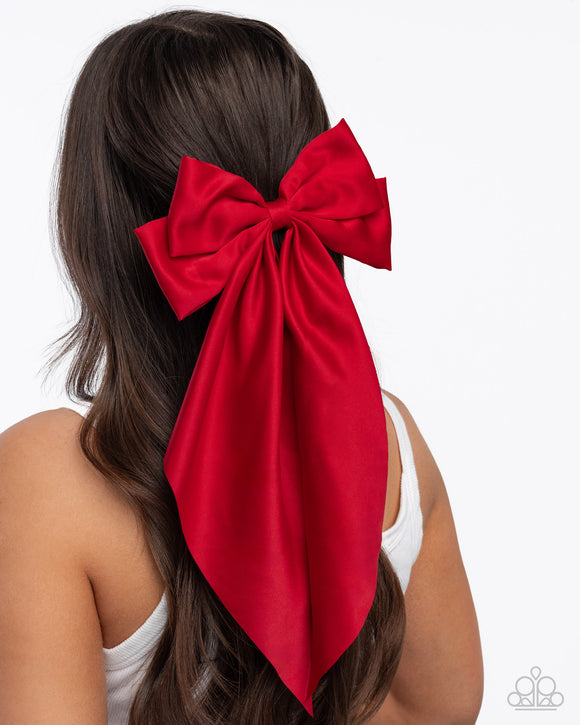 Have A Bow At It - Red - Hair Clip