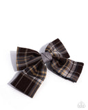 Front BOW Seat - Brown - Hair Bow