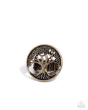 Wait and TREE - Brass - Tree of Life Ring