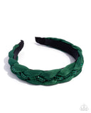 Beaded Boarding School - Green - Headband