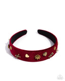 Charming Convocation - Red - Headband