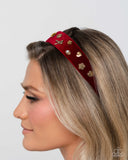 Charming Convocation - Red - Headband
