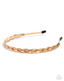 Braided Boarding School - Gold - Headband