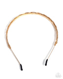 Braided Boarding School - Gold - Headband