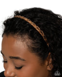 Braided Boarding School - Gold - Headband