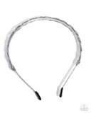 Braided Boarding School - Silver - Headband