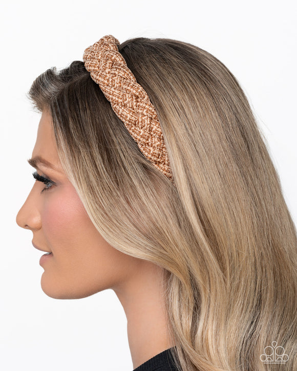 Braided Bombshell - Brown - Headband