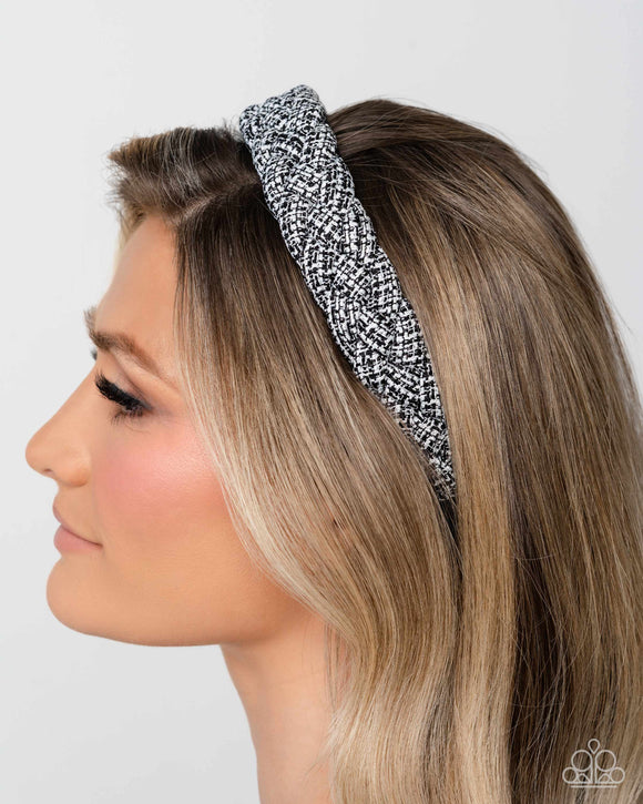 Braided Bombshell - Black - Headband