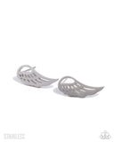 Angelic Advance - Silver - Stainless Post Earrings