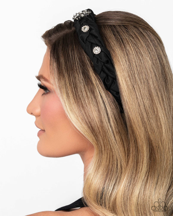 Adorable Accent - Black - Snowflake Headband