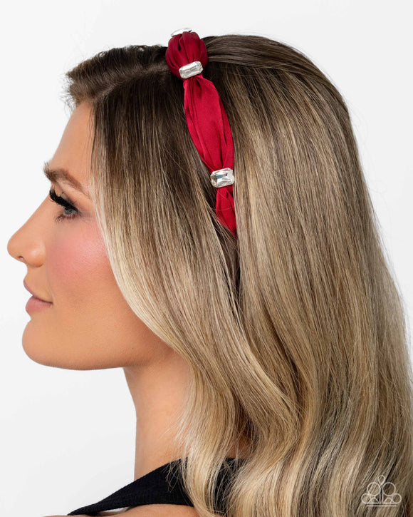 Bourgeois Bling - Red - Headband