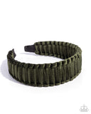 Woven Work - Green - Headband