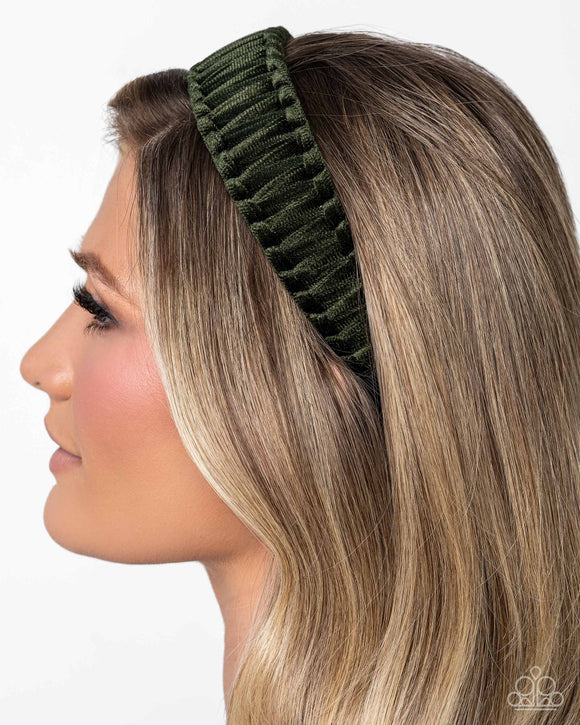 Woven Work - Green - Headband