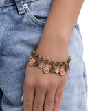 Grandiose Garden - Multi (Set in brass with copper, gold, and brass charms)