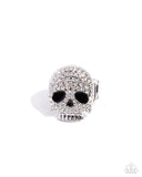 Skeleton Shimmer - White - Halloween Ring