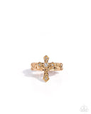 Holy Haute - Gold - Cross Ring - SOLD OUT