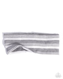 Striped Symphony - Silver - Headband