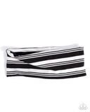 Striped Symphony - Black - Headband