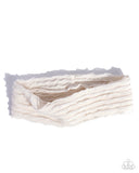 Textured Tutor - White - Headband