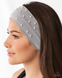 Placid Pearls - Silver - Headband