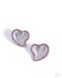 Loveable Luminescent - Pink - Clip-on Earrings