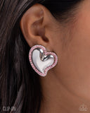 Loveable Luminescent - Pink - Clip-on Earrings