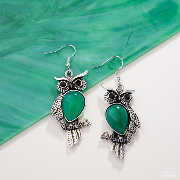 Owl Observation - Green - SOLD OUT