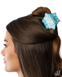 Snowflake Sparkle - Blue  - Claw Clip