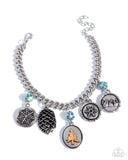 Wilderness Walk - Blue - Christmas Charm Bracelet