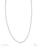 Luminescent Leverage - Silver -  Stainless Necklace