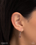 Defaced Decadence - Red - Stainless Steel Choker