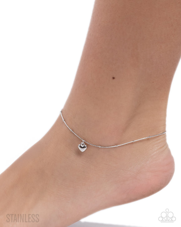 Unrequited Crush - Silver - Anklet