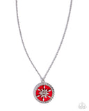 Snowflake Story - Red - Snowflake Necklace