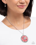 Snowflake Story - Red - Snowflake Necklace