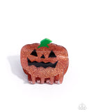 Jubilant Jack-O-Lantern - Orange - Claw Clip