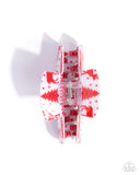 Sweater Story - Red - Christmas Claw Clip