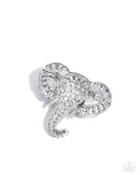 Elephant Empathy - White - Brooch - SOLD OUT