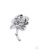 Refulgent Rose - Silver - Brooch