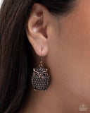 Ostentatious Owl - Copper - SOLD OUT - I will try to get more!