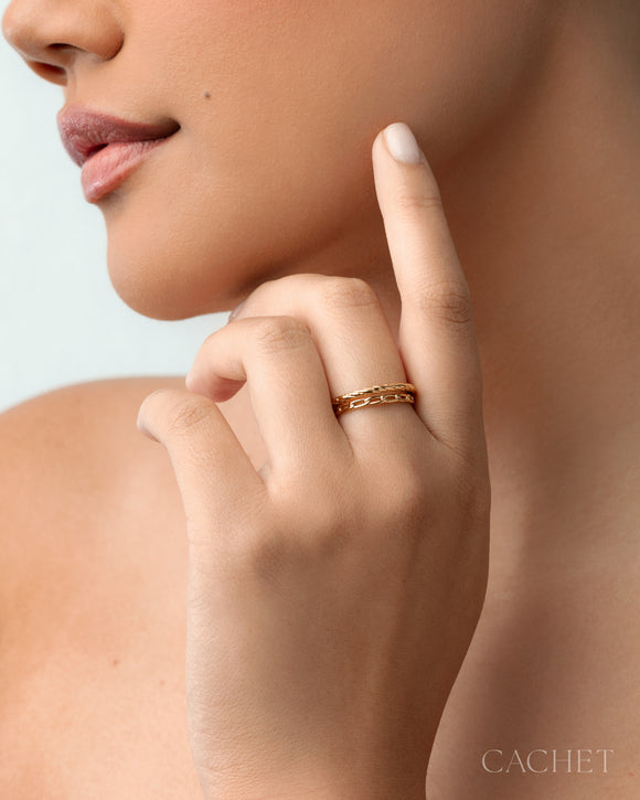 CACHET - Trace d'Or - 18K Gold