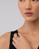 CACHET - Silque - Rhodium