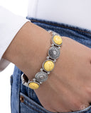Stamped Stones - Yellow