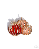 Pumpkin Pattern - Orange - Brooch