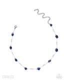 Surreal Sunset - Blue - Stainless Steel Choker