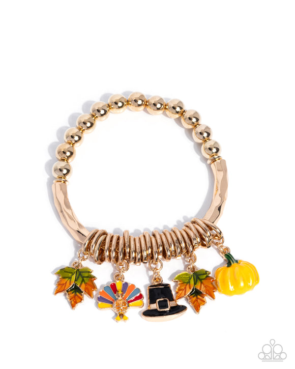 Celebratory Center - Gold -  Turkey Bracelet