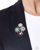 Bustling Bouquet - Multi - Brooch