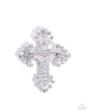 Candescent Cross - White - Cross Brooch - SOLD OUT