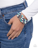 Santa Fe Surrender - Blue - Coil Bracelet